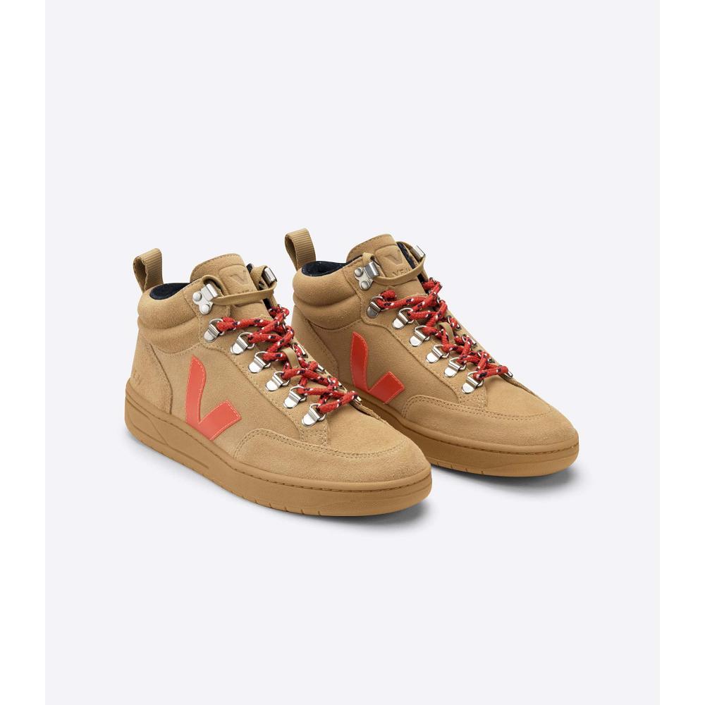 Veja RORAIMA SUEDE Women's High Tops Orange | CA 362GSO